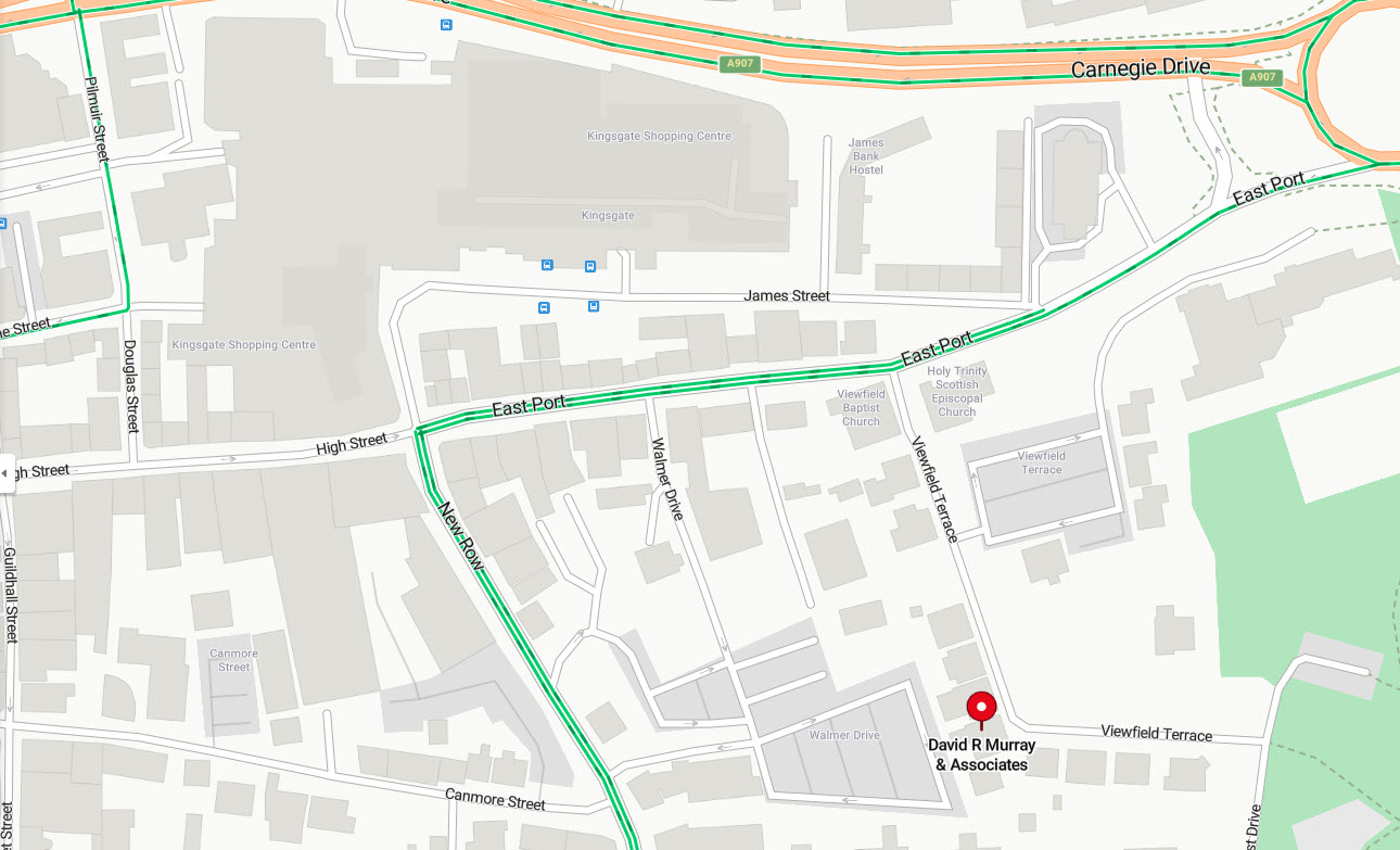 Dunfermline Office Map