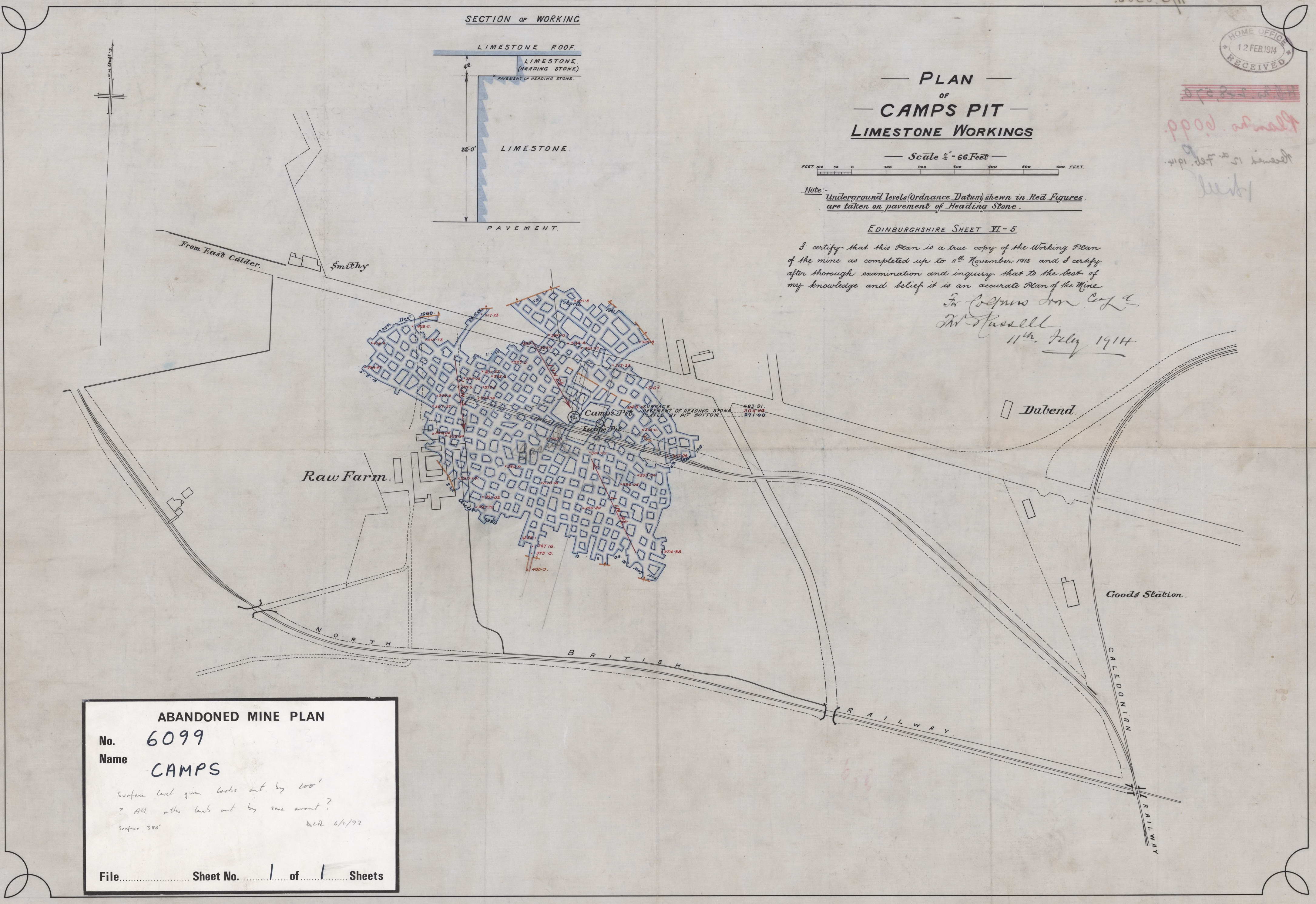 MINING APPRAISAL DRAWING